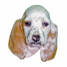 Basset Hound-Skulptur Fotoausschnitte