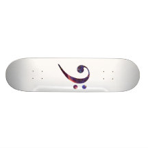 Bassschlüsselnebelfleck 1 personalisierte decks