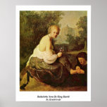 Bathsheba gesehen von König David By Rembrandt Poster