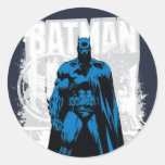 Batman-Comic - Vintages volles - Ansicht Runder Sticker
