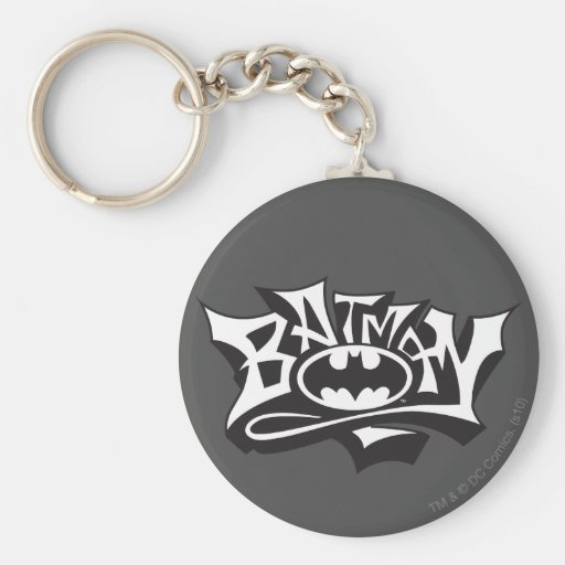 Batman-Graffiti-Name Schlüsselbänder