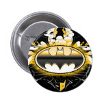 Batman-Logo mit Autos Anstecknadel