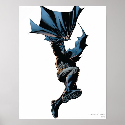 Batman springend hinunter Aktions-Schuss Poster