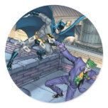 Batman u. Joker - Kampf aufkleber