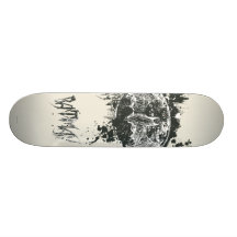 Batmangrunge-Spritzer-Skizze Individuelle Skateboarddecks