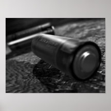 Batterie-Monochrom Plakat