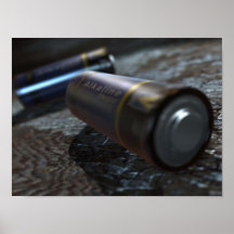 Batterien 3d posterdrucke