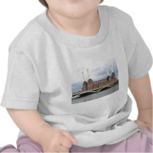Battersea Power-Station in London England Großbrit Shirts