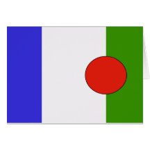 Batwa Leute, ethnische Flagge Karten