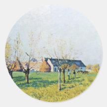 Bauernhöfe für Höllenkaff durch Sisley Alfred Sticker