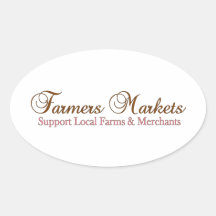 Bauers-Marktprodukte Sticker