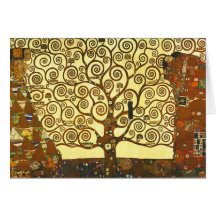 Baum Gustav Klimt der Leben-Anmerkungs-Karte