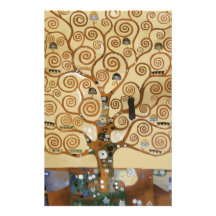 Baum Gustav Klimt des Lebens Personalisierte Druckpapiere