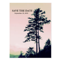 Baum-Liebe L, die Save the Date Natur feiert Postkarten