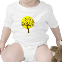 Baum Mond tree moon T-shirt