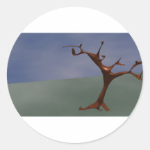 BAUM RUNDER STICKER