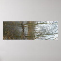 Bäume DES-Winter Posterdruck
