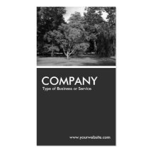 Bäume, Hinterkanten-Park, Cardiff BW - Grau 80pc Visitenkarten Vorlagen