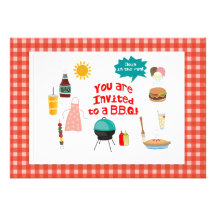 BBQ/Outdoor Party schließen sich den Spaß an! Individuelle Ankündigung