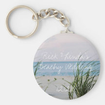 Beachy Hochzeit - Keychain momento Schlüsselanhänger
