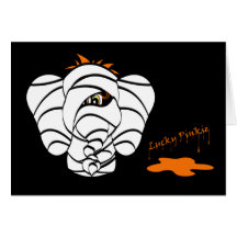 Beängstigende Mamaglückliche Pinkie-Halloween-Gruß
