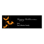 Beängstigender Geschöpf-Halloween-Geschenk-Umbau Visitenkartenvorlage