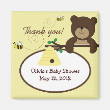 Beary süßer Bärn-u. Bienen-Babyparty-Bevorzugungs-