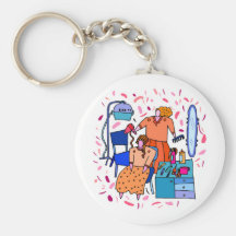 Beautician Keychain Schlüsselanhänger