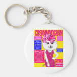 Bebe Frise auf Cosmammogram Mag Keychain Schlüsselanhänger
