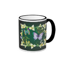 Becher des Blumen-Dekor-4 Kaffeetasse