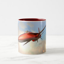 Becher merkwürdiger Vogel Tee Haferl