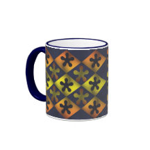 Becher mit abstraktem Muster Tasse
