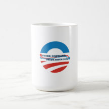 Becher Obama-Biden 2012 denken vorwärts Kaffee Tassen