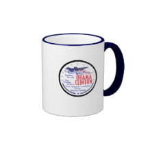 Becher OBAMA CLINTON Pres-VP Kaffeetassen