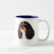 Becher-Tricolour König Charles Spaniel Kaffee Tasse