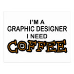 Bedarfs-Kaffee - Grafikdesigner Postkarten