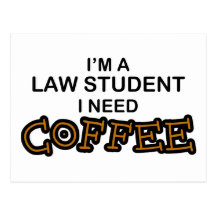 Bedarfs-Kaffee - Jurastudent Postkarten