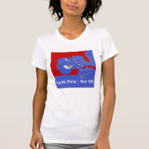 Bedecken Sie zuerst nicht Öl-T-Shirt mit Erde