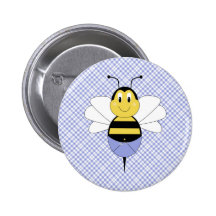 BeeBee Hummel-Bienen-Knopf Anstecknadel