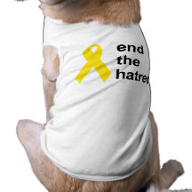 beenden Sie den Hass Hundeshirt