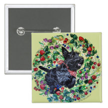 BeereScottish Terrier! Anstecknadel