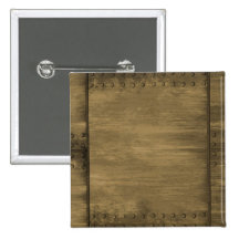 befestigtes grungy Gold Metallplatten Anstecknadelbutton