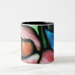 Beflecktes Glas-Blumen-Blumenblatt-Becher Kaffee Haferl