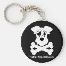 Befürchten Sie den PiratSchnauzer Schlüsselbänder