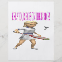 Behalten Sie Ihre Augen auf dem Birdie Flyer