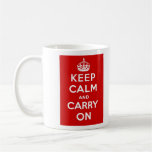 Behalten Sie Ruhe Tasse