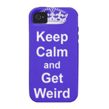 Behalten Sie Ruhe und erhalten Sie sonderbar iPhone 4/4S Case