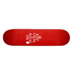 Behalten Sie Ruhe und Felsen auf (Gitarre) (irgend Personalisiertes Skateboarddeck
