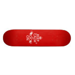 Behalten Sie Ruhe und Felsen auf (irgendeine Hinte Bedruckte Skateboarddecks
