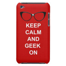 Behalten Sie Ruhe und Geek an Case-Mate iPod Touch Hülle